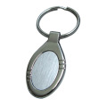 Pas cher personnalisé Nickle brillant Logo Laser Keychain (LM1680)